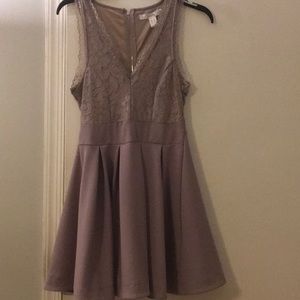 New with tags on pale, purple streetwear society, medium skater dress